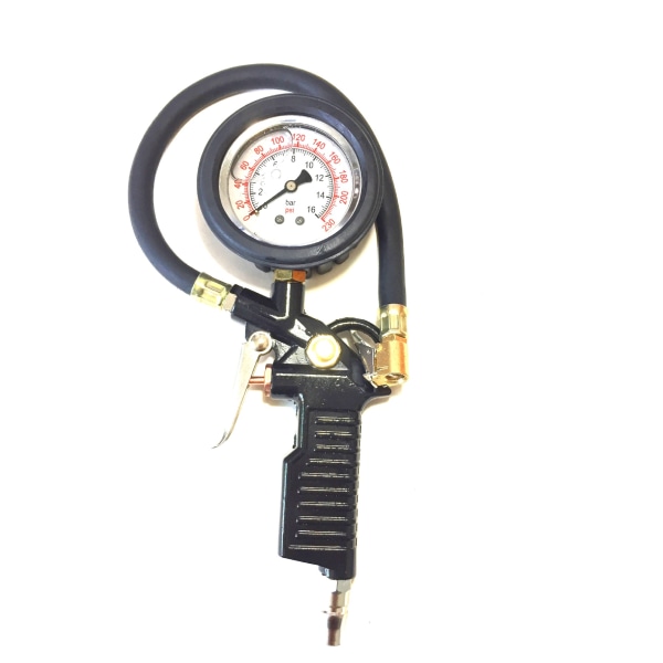 1 pc Black Tire Pressure Gauge , Tire Pressure Gauge, Tire Press