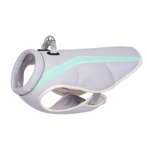 Kylväst för medelstora och stora hundar, kyljacka Light blue XL