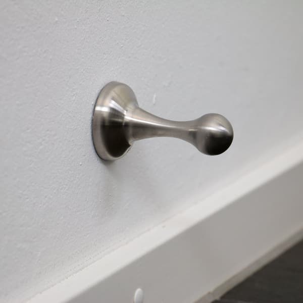 Magnetisk dørstopper i rustfrit stål look - Dørstopper wit