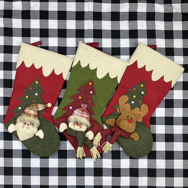 1 stk Elg Modeller Julepynt Julestrømper Jul