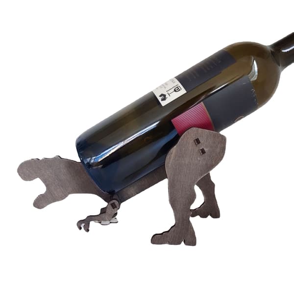 Dinosaur Vinflaskeholder Figur Dinosaur Era Statue Køkken