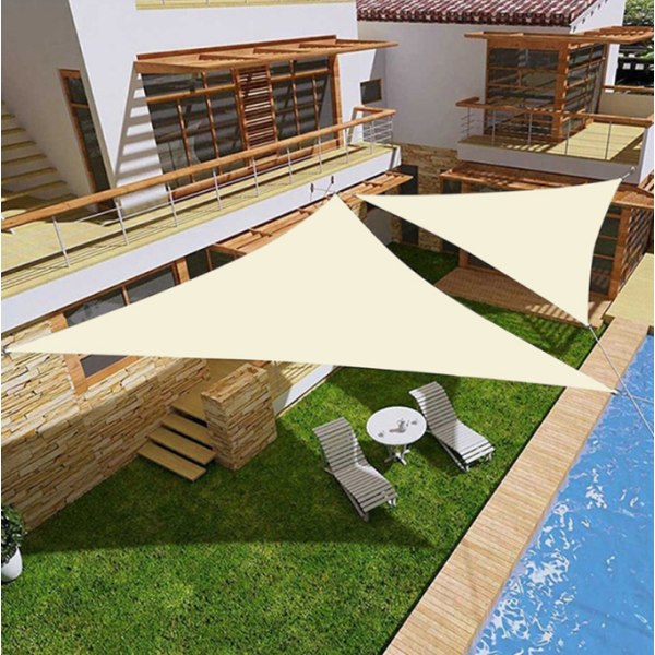 Trekant Markise Sejl, 4*4*4m Markise Sejl, Terrasse Markise, Egnet