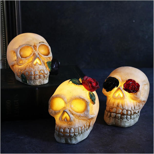 Halloween-kallolamppu, Ghost Festival -hartsisukatkoriste, LED-elementti
