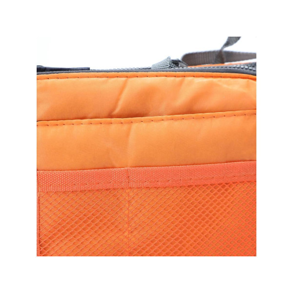 Dragkedja kvinnor kosmetisk väska Handväska Portable Multi Pocket Organizer