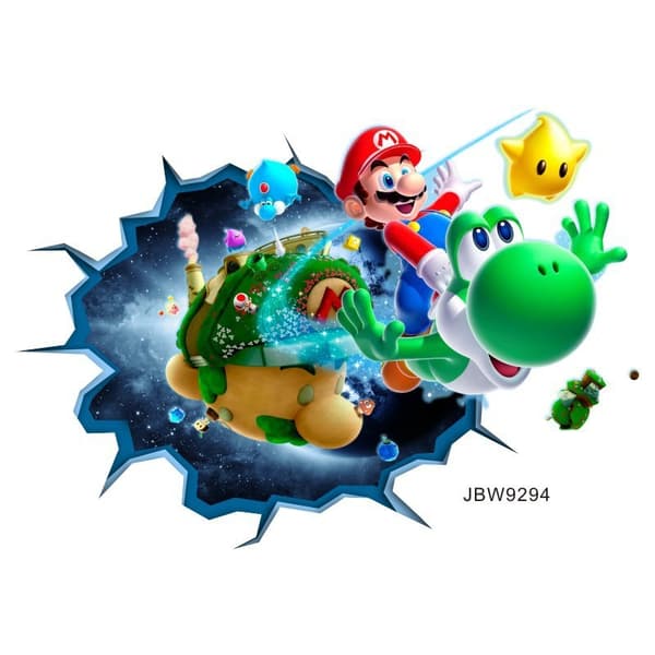Mario väggdekal för barnrum