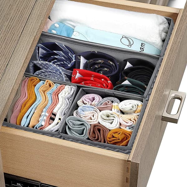 6 stk. oppbevaringsboks i non-woven