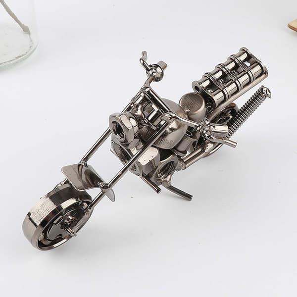 Motorcykelmodell, Iron Motorcycle Model, Creative Retro Iron Mot