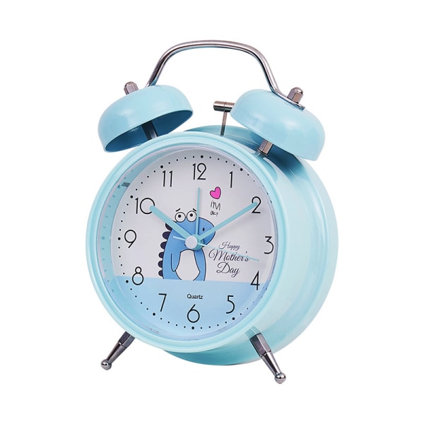 Söt studentväckarklocka Candy Color Bell Style Silent Bedside C