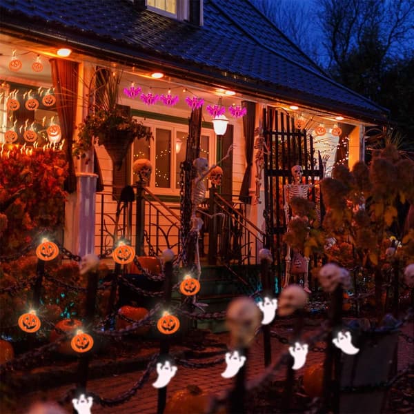 Halloween Dekoration Halloween String Lights, 3 Pack Batteri Ope