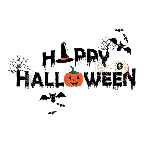 2 stk Halloween edderkopp gresskar dekorative klistremerker