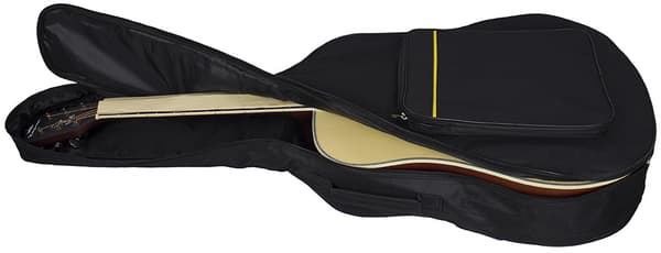 41 tum 600D Oxford tyg folk gitarr ryggsäck - svart