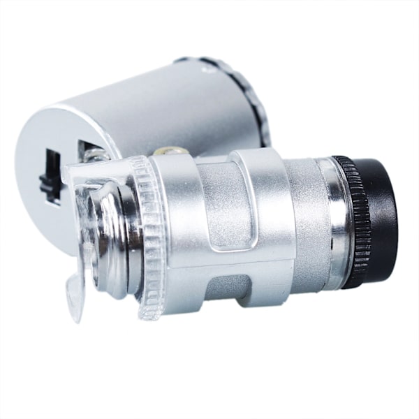 2 stk. Mikroskoper 60X LED Mini Mikroskoper Læse Lup Pock