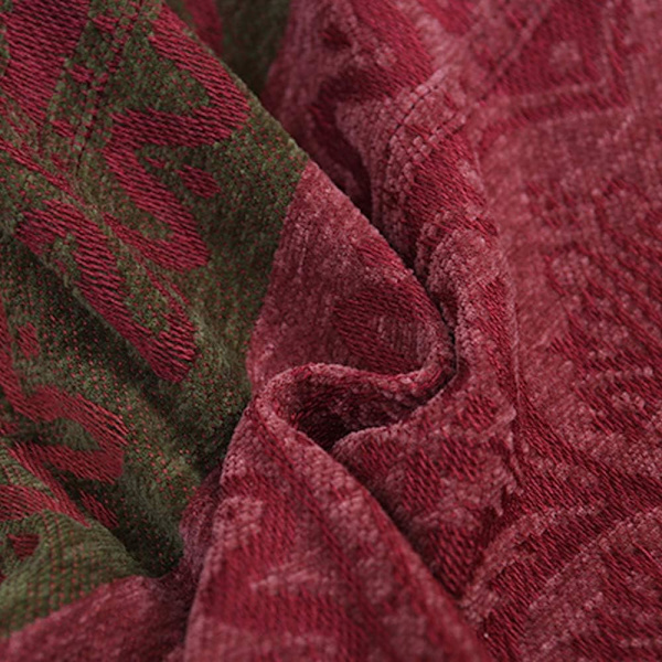 Chenille-tæppe, Jacquard-kvast sofaovertræk, dekorativt C