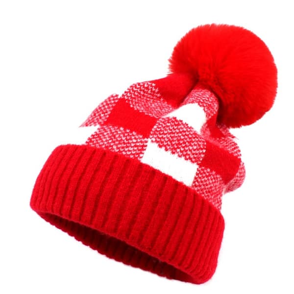 Damer Vinter Varmt Hue Retro Ternet Uld Hue
