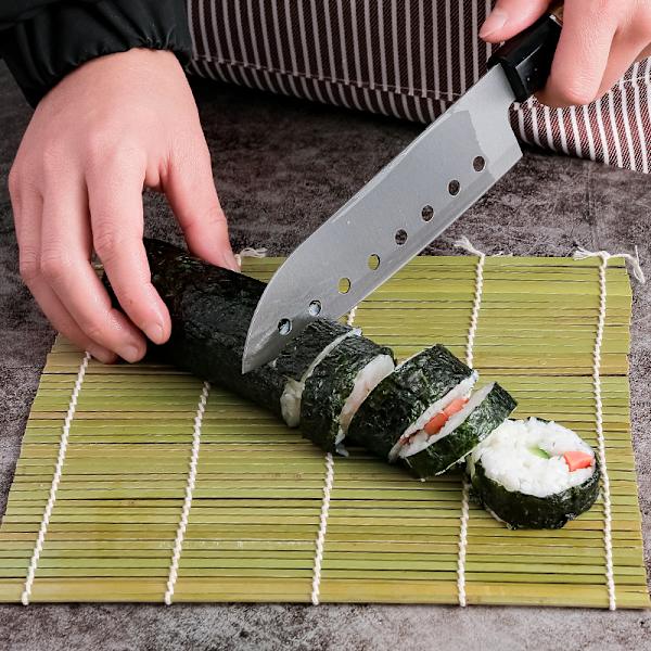 1 stk Sushi-maskin Hvit Bazooka og rulle-maskin med bambus