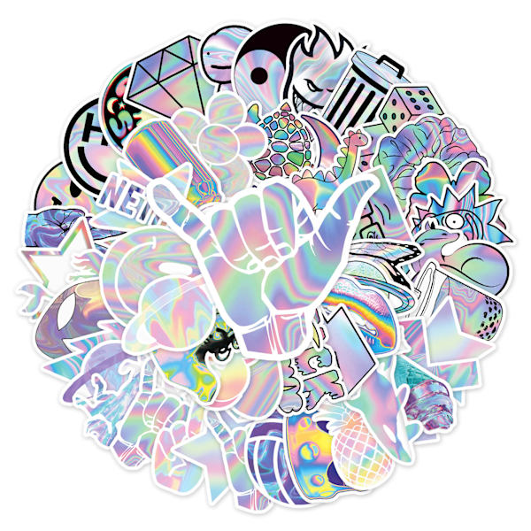 150 kappaletta holografisia lasergraffititarroja DIY vedenpitävä