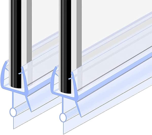 400CM duschdörrstätning för 6mm glas, vikbar barriärdusch