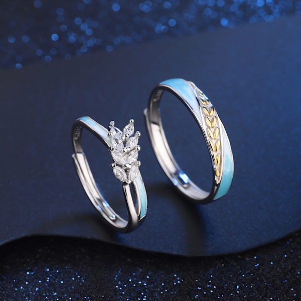 1 Lyckligt Par Ring Par Ring S925 Sterling Silver Ring