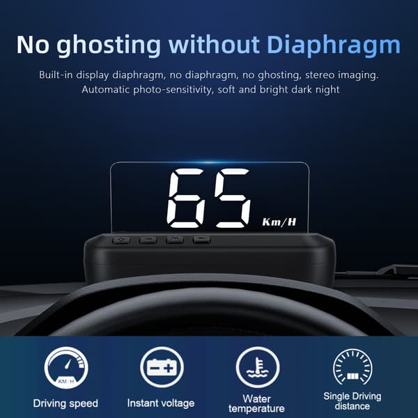Hd Head Up Display - Projektion af køretøjsinformation