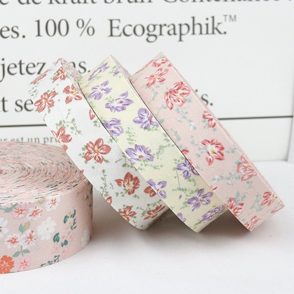 3PCS diy söta små bitar av pressade tygremsor
