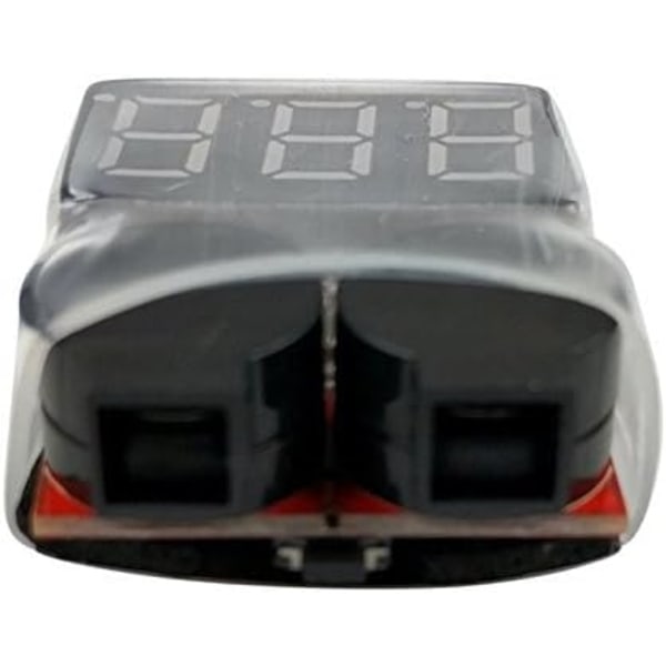 1-8s Lipo Battery Tester Monitor Summer Lågspänningslarm Spänning