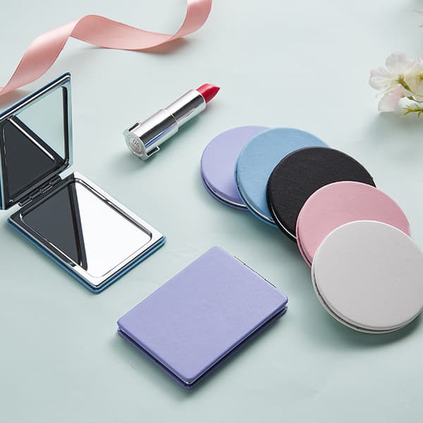 3PCS Makeup Spejl, 6,7 CM Rund Foldbar Spejl, Professionel Do
