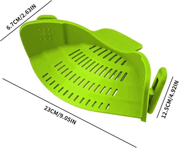 Klipsbar sil for gryter, pastasil, silikonsil, Ha