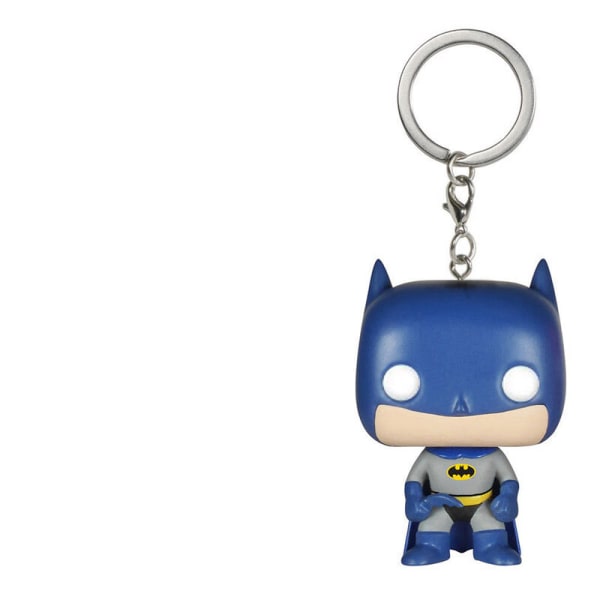 Cartoon marvel batman snowman keychain keys car bag small pendan