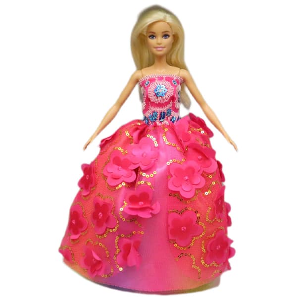 8 stk. 30cm Barbie mode brudekjoler kjole sæt