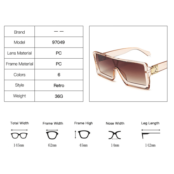 Polariserade solglasögon, för män kvinnor Klassiskt anti-UV körglas
