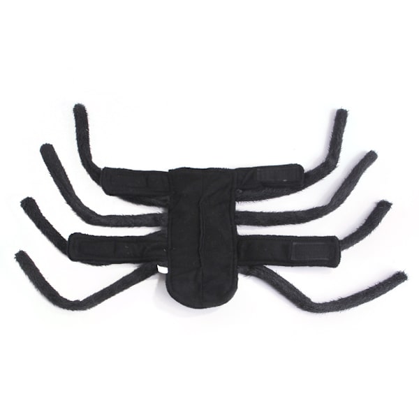 Halloween kæledyr Spooky Spider Bryst og Ryg M