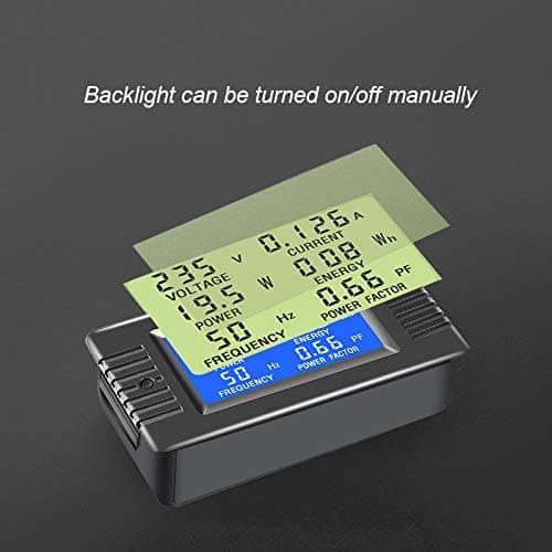 AC 80-260V 100A CRS-022B LCD-näyttö digitaalinen virta jännite teho