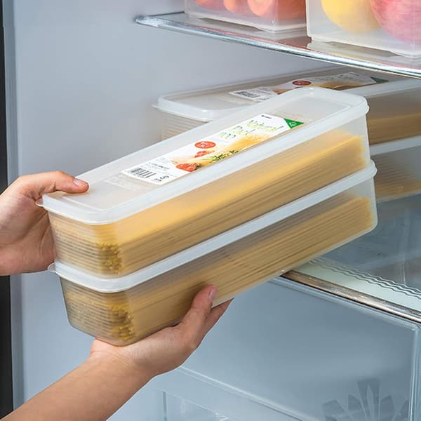 2-pack pastaförvaringsbehållare för köksspaghetti - Noodle B