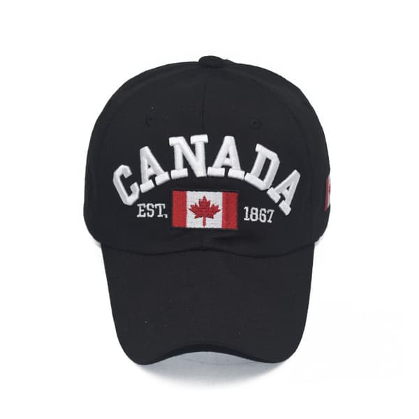 Alphabet CANADA baseball caps for menn og kvinner CANADA allsidig