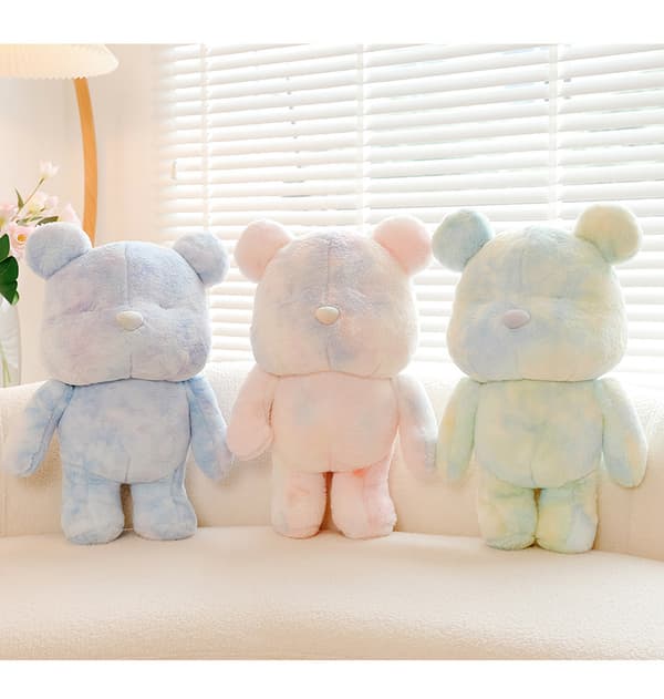 Plys Rainbow Teddy Bear, 35 cm