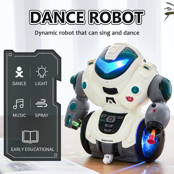 Robotleketøy for barn, gutter og jenter, danser, synger, går, Ta