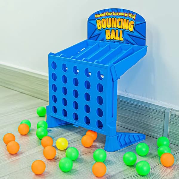 Koble hoppende ball 4 skytespill, klassisk 4 rad koblet
