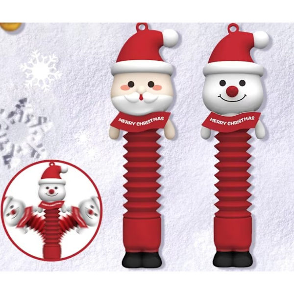 2-pack tomte poprör leksaker för barn och vuxna, sensoriska till