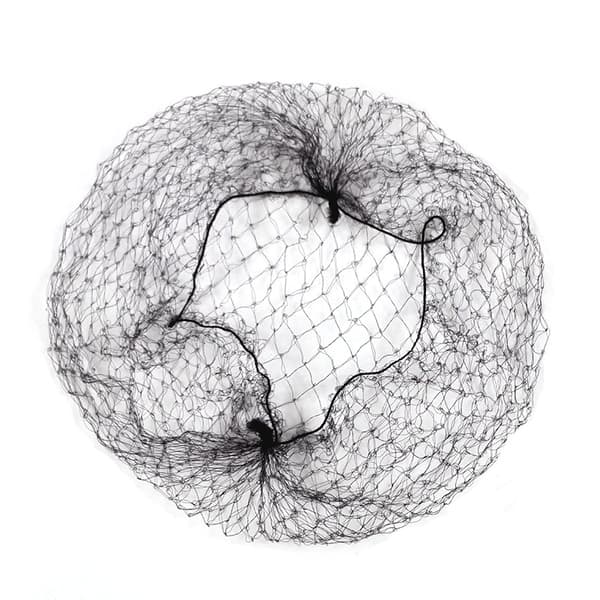 40 stk. sorte hårnet, usynlige chignon net elastiske kant mesh