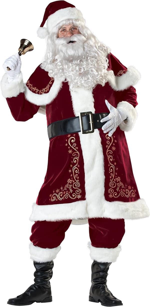 Costumes L Jolly Ol St. Nick Julemandskostume LARGE