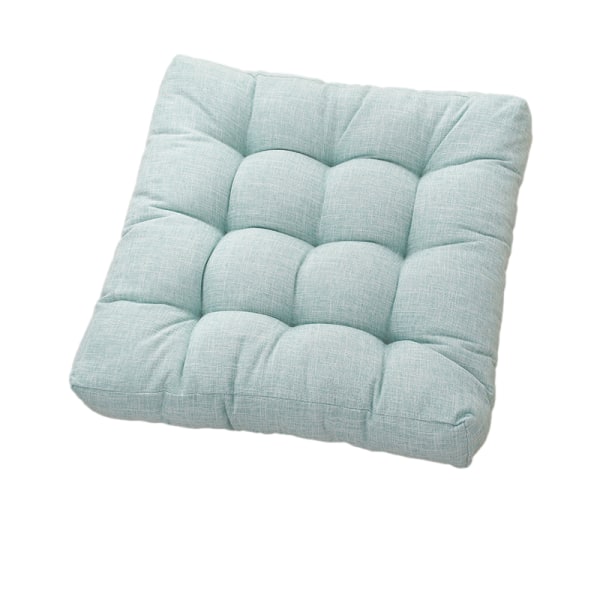 Tjock bomullslinne fyrkantig tatamimatta (45*45cm) Light blue