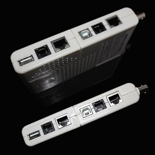 4 i 1 nettverkskabeltester RJ45/RJ11/USB/BNC LAN-kabel Cat5 Cat