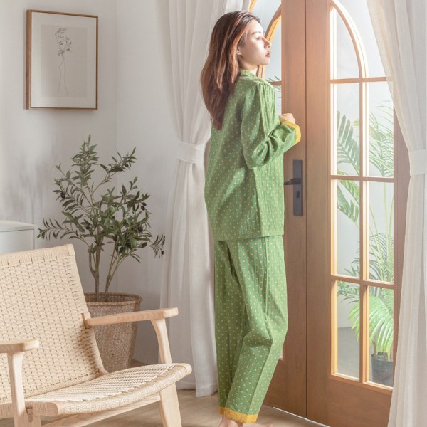 Hemkläder Alla Bomull Pyjamas, XL, Dam Långärmad Byxor Alla H