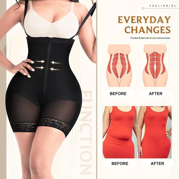Kvinde Flat Belly Slankende Usynlig Body Shaper -L