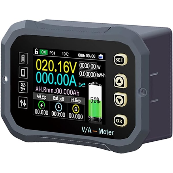 Batterimonitor Kapacitetsmåler Voltmeter, KG-F Batterimonitor 0