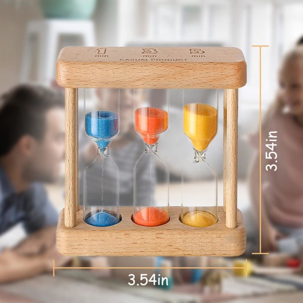 Timer Timeglas, Timeglas Sandur Timeglas til børn, 3