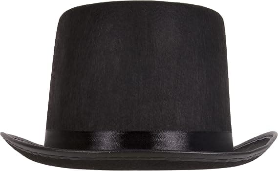Luksuriøs sort kænguru cylinderhat I kaminrør hat perfekt til, vampi