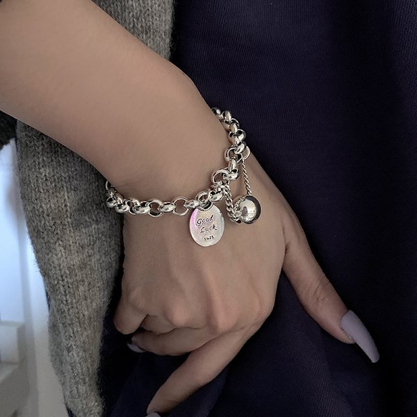 Lyckliga pärlor armband kedja mode kvinnor charm fest smycken gåva