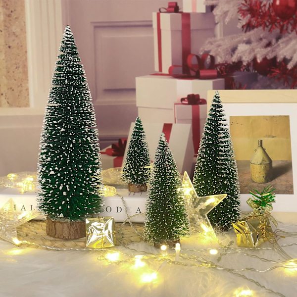 Miniatyr julgran skrivbords julgran liten tall