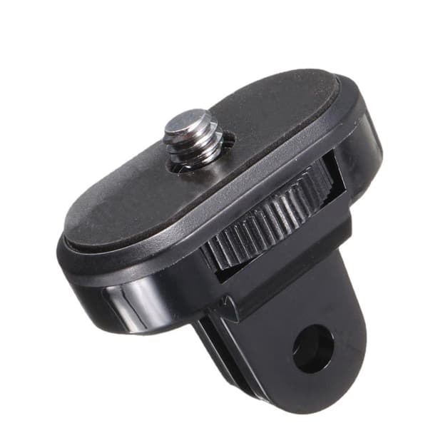 Stativadapter for 2 stk. aluminiums 1/4” kameramonteringsadapter, Bla